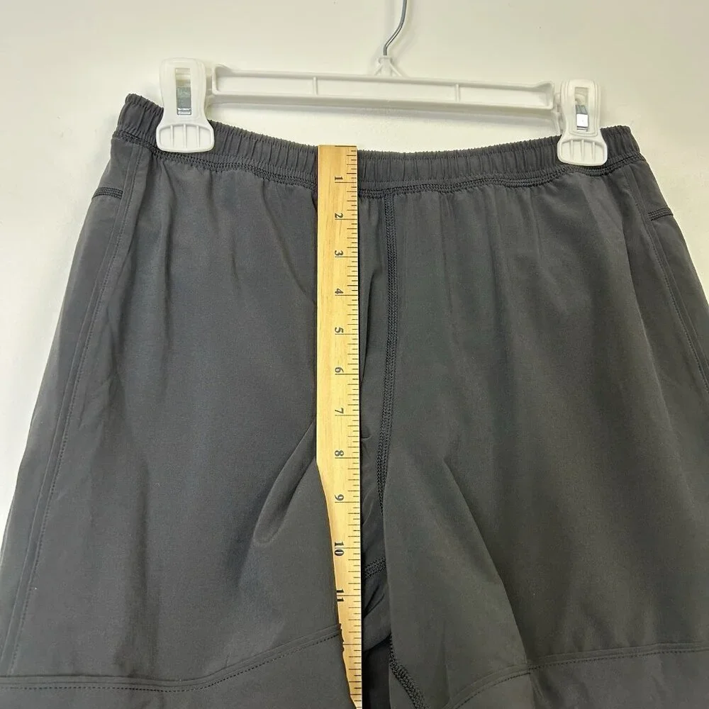 Ivivva Lululemon Lined Shorts Girls Size‎ 14 Black 6”